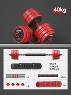Men's Home Electroplating Pure Iron Barbell Set - Blue Force Sports
