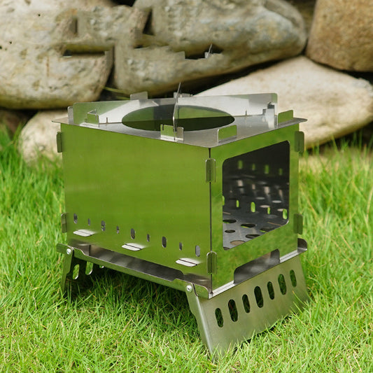 Outdoor Folding Card Stove Barbecue Rack - Blue Force Sports