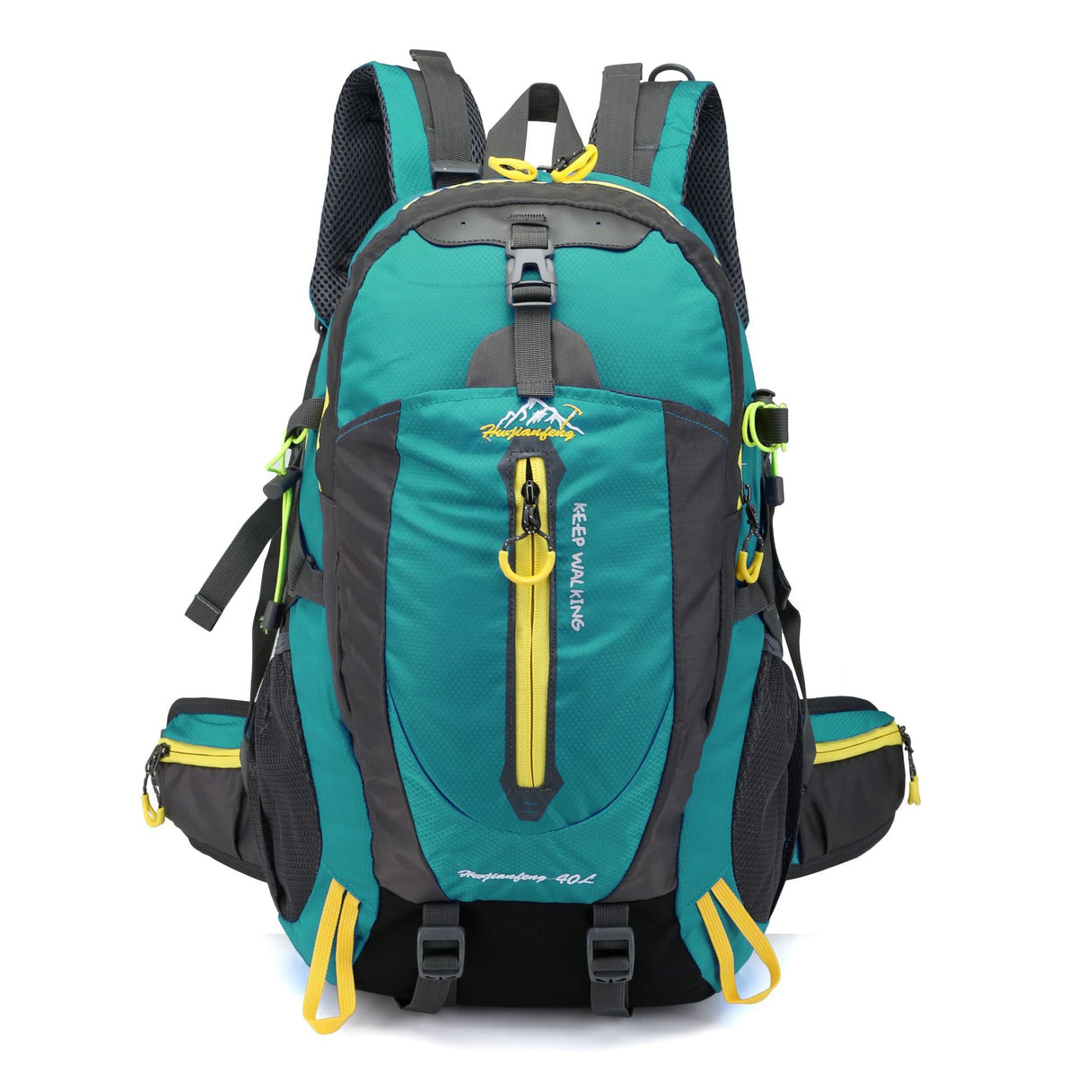 40L Mountaineering Bag Hiking Camping Backpack Travel Backpack - Blue Force Sports