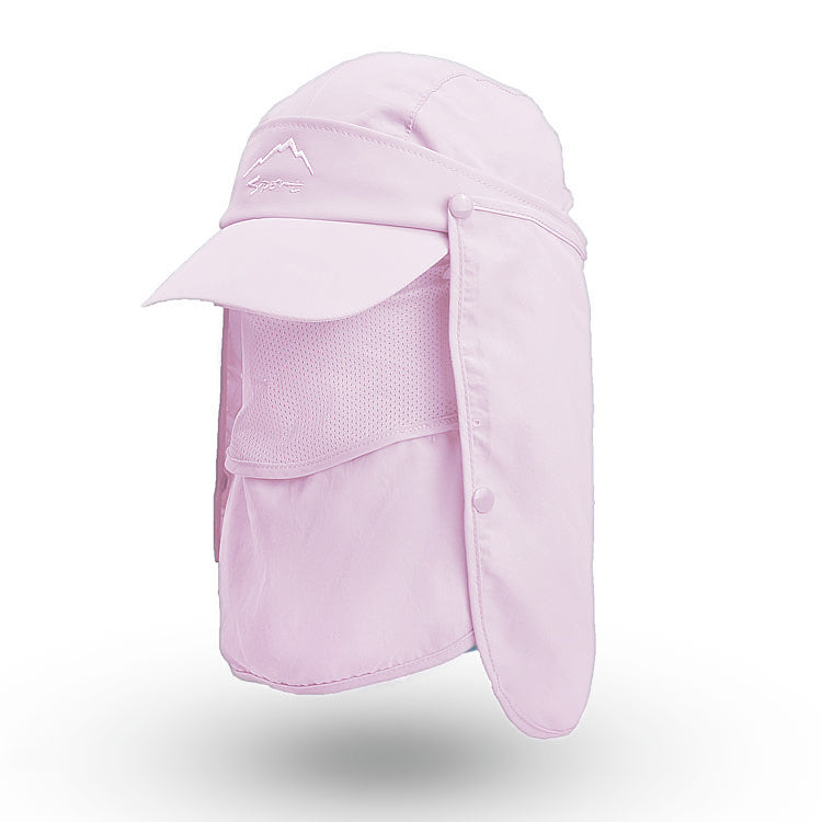 Sombrero para el sol definitivo para exteriores con protección extraíble para el rostro y el cuello