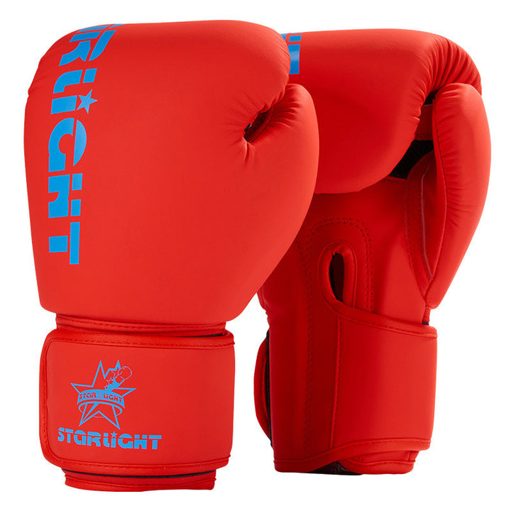 Sanda Muay Thai Fighting Gloves Training Fitness Equipment - Blue Force Sports