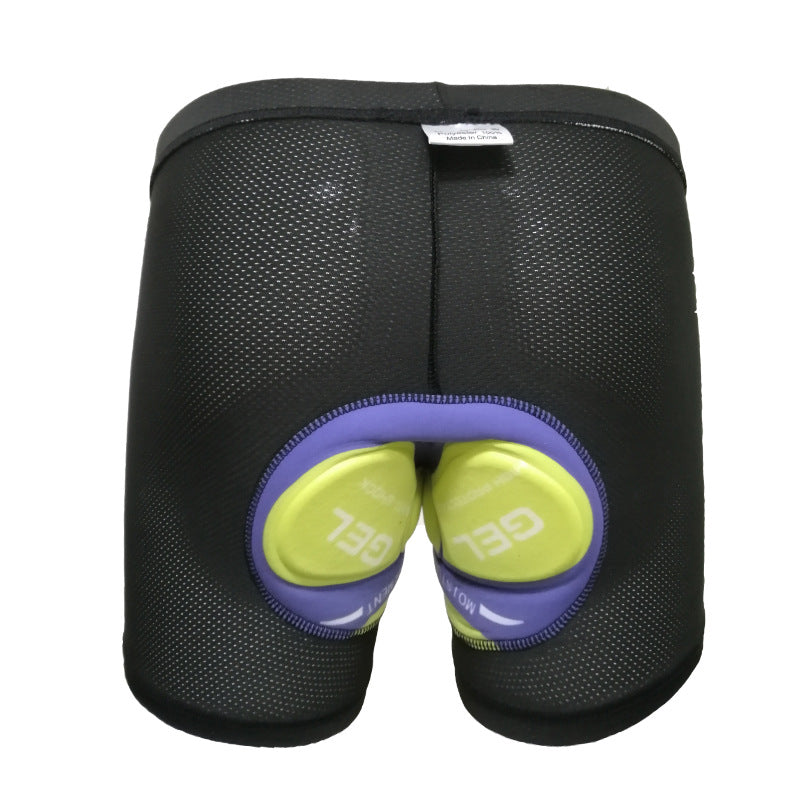 New Cycling Printing Silicone Shorts Wear Underpants - Blue Force Sports