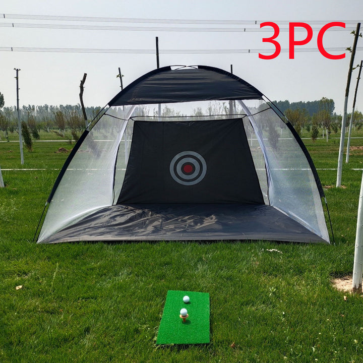 Golf Practice Net Tent Golf Hitting Cage Garden Grassland Practice Tent Golf Training Equipment Mesh Outdoor - Blue Force Sports