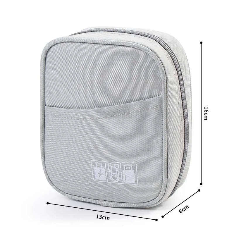 Tragbare, wasserdichte Datenkabel-Organizer-Tasche für Reisezubehör