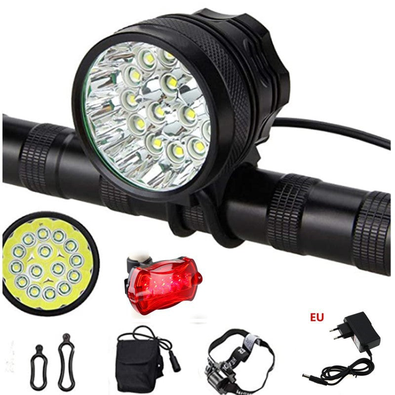 Waterproof Outdoor Night Riding Mountain Front Lamp And Tail Lamp - Blue Force Sports