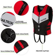 Professional life jacket thickened buoyancy - Blue Force Sports