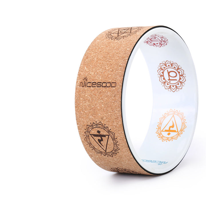 Cork Yoga Wheel - Blue Force Sports