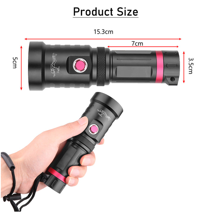 blue force flashlight blue rechargeable Rechargeable diving flashlight – Blue Force Sports