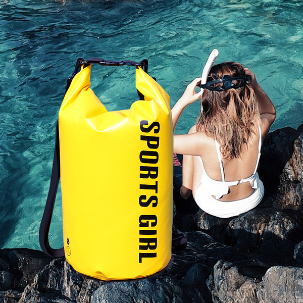 Floating Waterproof Dry Bag 15L Dry and Wet Separation Design - Blue Force Sports