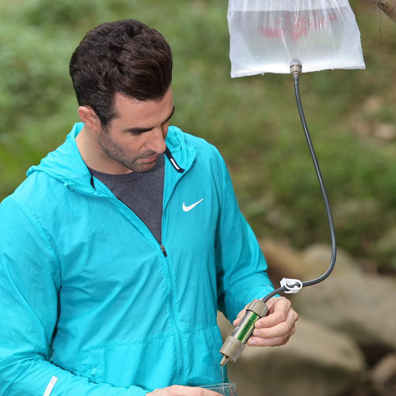 Outdoor water bag water purifier straw water purifier - Blue Force Sports
