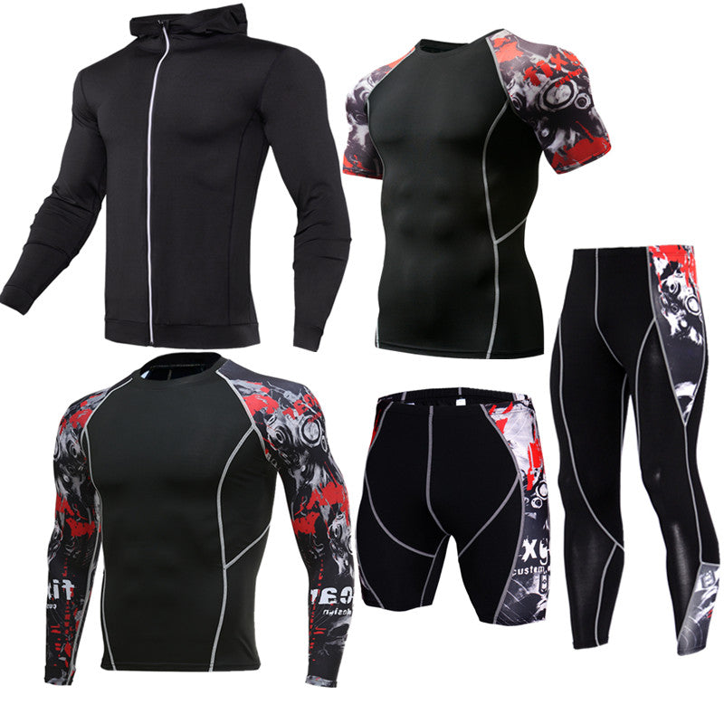 Sportswear quick-drying running suit - Blue Force Sports