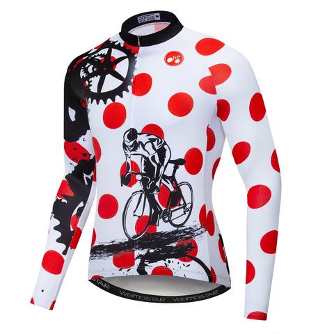 Customizable Men's Long Sleeve Cycling Jerseys With Fleece - Blue Force Sports