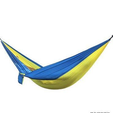 Backpacking Hammock - Portable Nylon Parachute Outdoor Double Hammock - Blue Force Sports