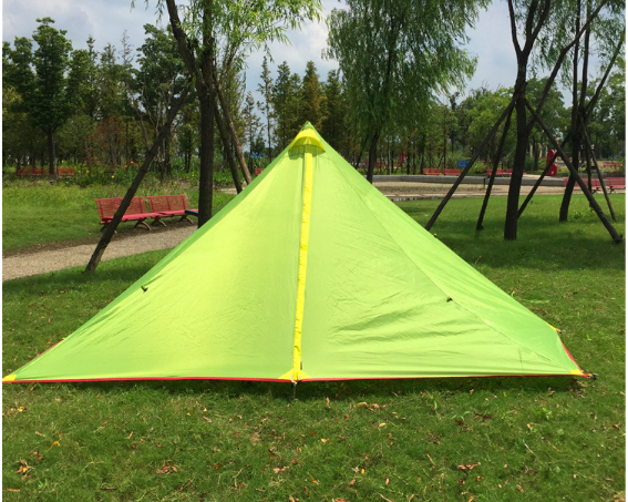 Poleless Portable Camping Gold-shaped Tent - Blue Force Sports