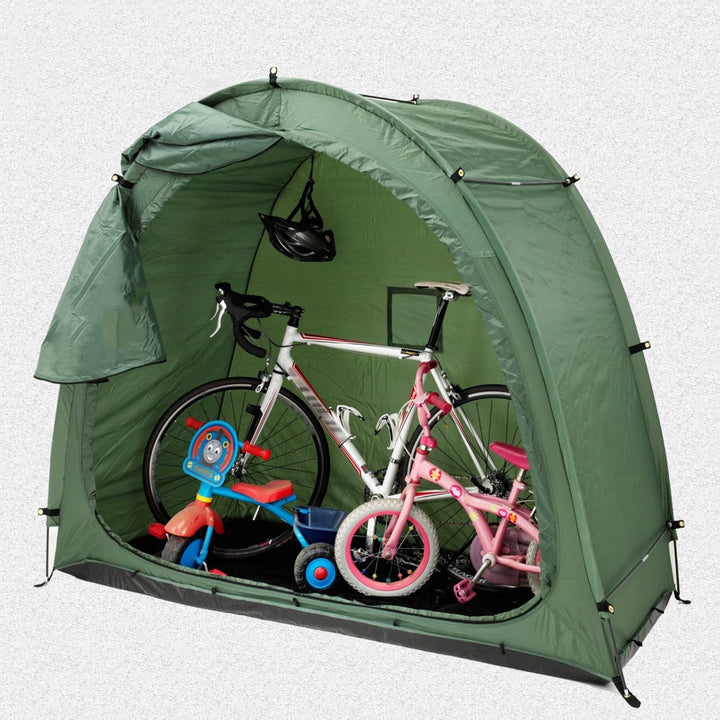 Parked mountain bike folding canopy - Blue Force Sports