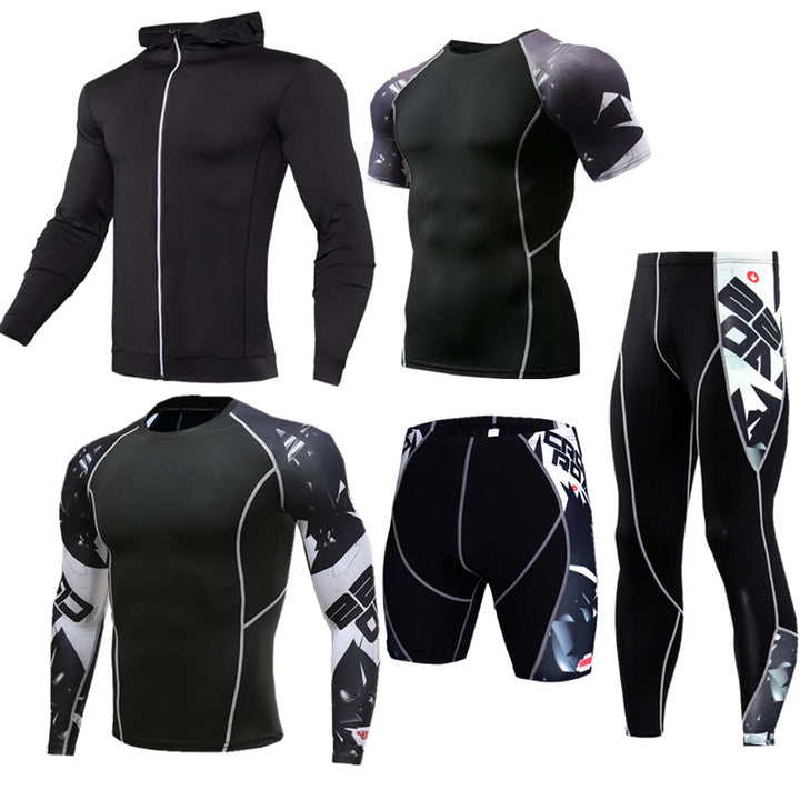 Sportswear quick-drying running suit - Blue Force Sports