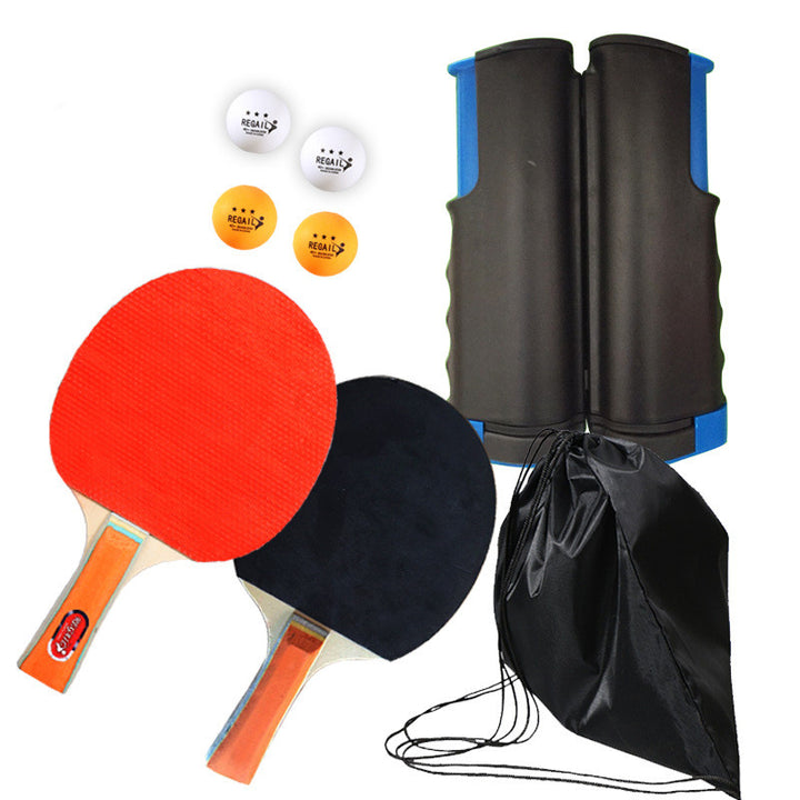 Retractable and Portable Table Tennis Racket Set - Blue Force Sports