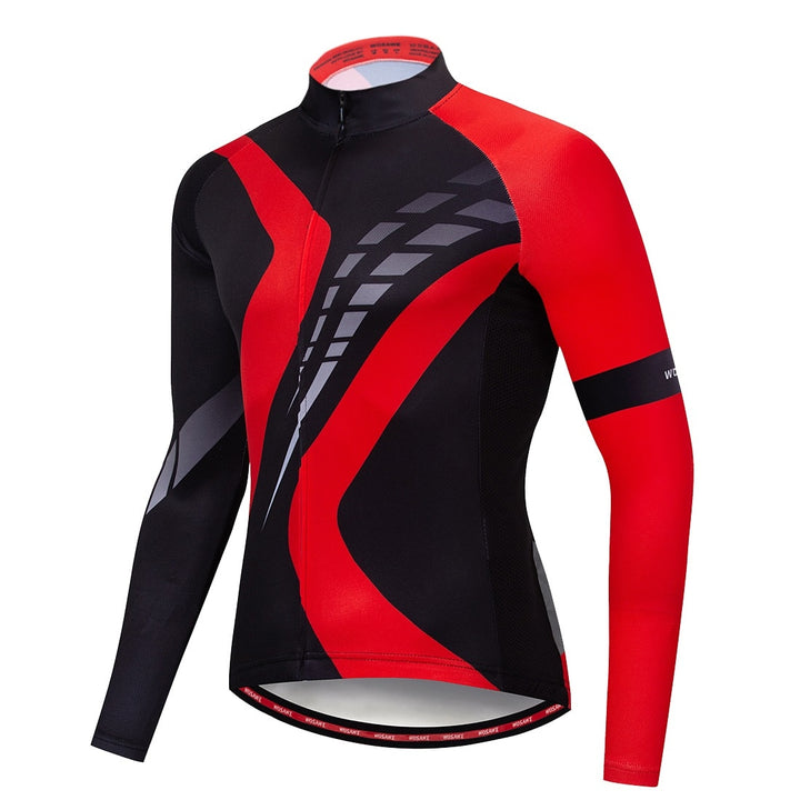 Mountain bike long-sleeved cycling jersey - Blue Force Sports