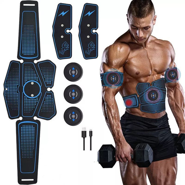 Abdominal muscle training with EMS fitness equipment - Blue Force Sports