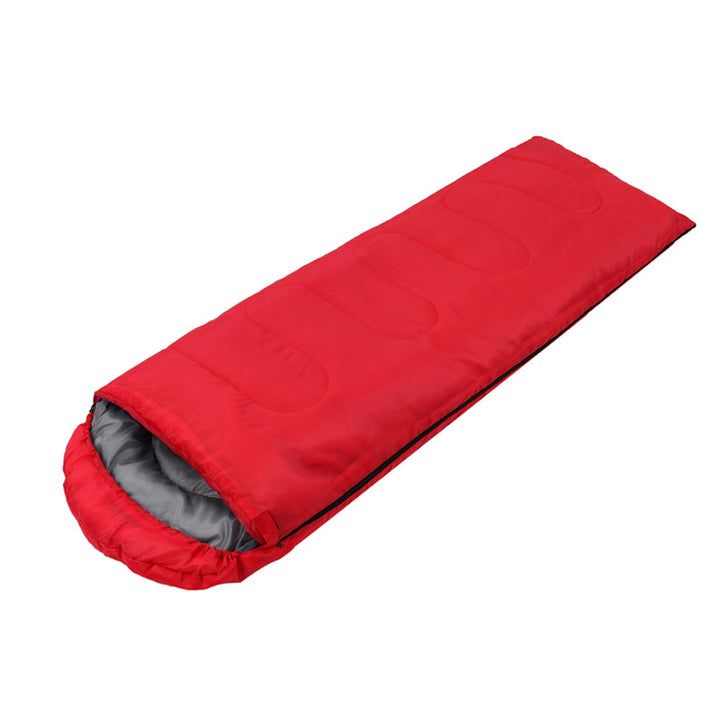 Outdoor Camping Adult Sleeping Bag Portable Light Waterproof Travel Hiking Sleeping Bag With Cap - Blue Force Sports