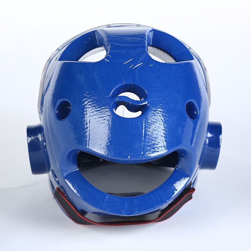 Helm Pelindung Kepala Karate Taekwondo Sanda Head Integrated - Blue Force Sports