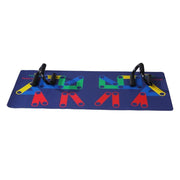 9 in 1 Push Up Rack Training Board ABS abdominal Muscle Trainer Sports Home Fitness Equipment for body Building Workout Exercise - Blue Force Sports