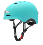 Skateboard Cycling Electric Vehicle Lighting Warning Smart Light Safety Sports Helmet - Blue Force Sports
