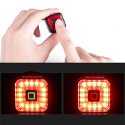 GIYO Bicycle Smart Brake Charging Glare Taillight - Blue Force Sports