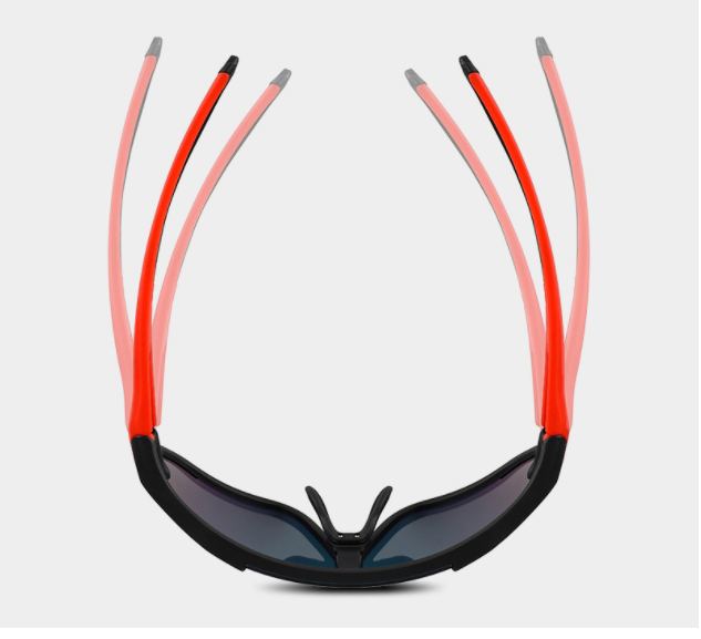 Polarized light discoloration and windproof riding glasses - Blue Force Sports