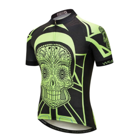 Weimostar skull jersey men's pirate jersey - Blue Force Sports