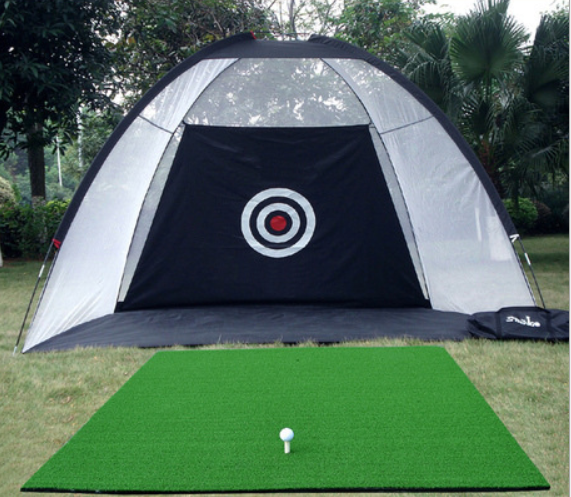 Golf Übungsnetz Zelt Golf Schlagkäfig Garten Grünland Übungszelt Golf – Blue Force Sports