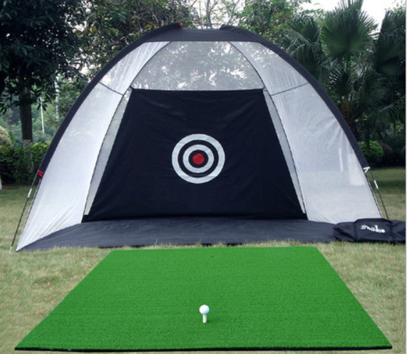 Golf Practice Net Tent Golf Hitting Cage Garden Grassland Practice Tent Golf Training Equipment Mesh Outdoor - Blue Force Sports