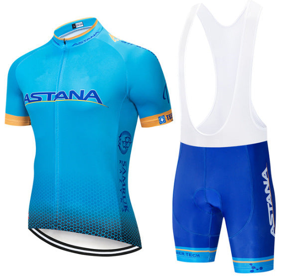 Summer short-sleeved cycling suit - Blue Force Sports