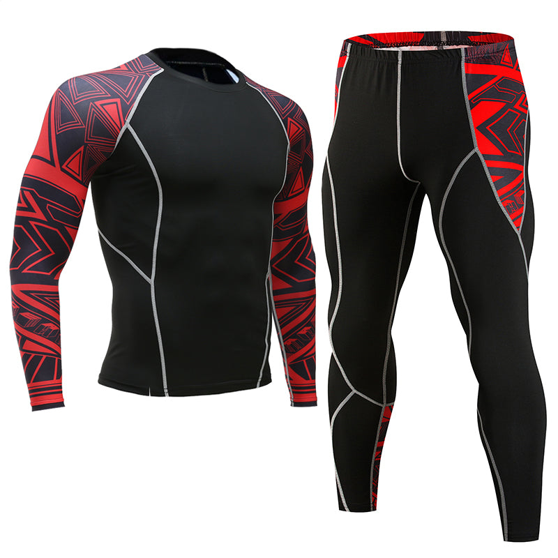 Sportswear quick-drying running suit - Blue Force Sports