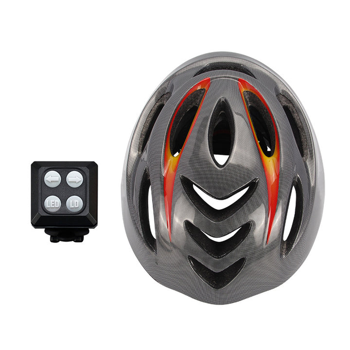 Intelligent steering helmet led bicycle equipment - Blue Force Sports