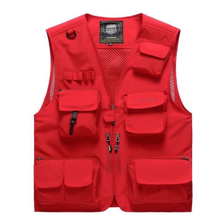 Multi-pocket fishing vest - Blue Force Sports