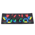 9 in 1 Push Up Rack Training Board ABS abdominal Muscle Trainer Sports Home Fitness Equipment for body Building Workout Exercise - Blue Force Sports