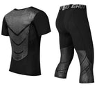 Men Pants Set MMA Long Sleeve T-shirt Men's Compression Shirts - Blue Force Sports