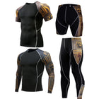 Sportswear quick-drying running suit - Blue Force Sports