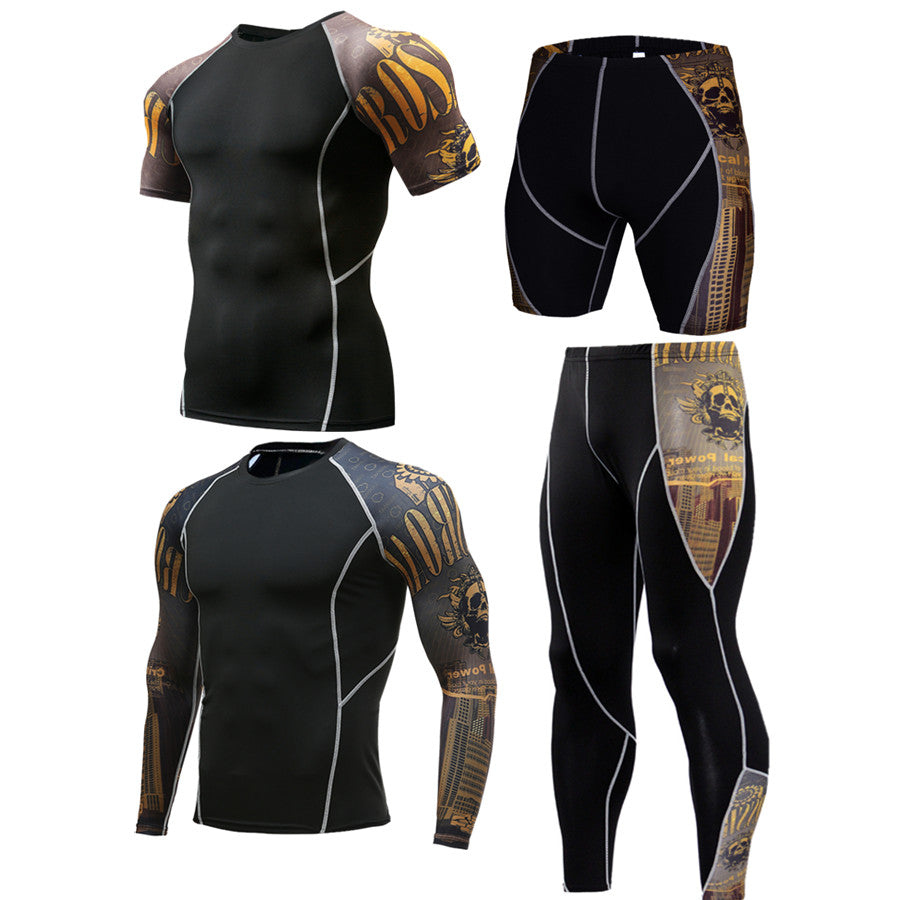 Sportswear quick-drying running suit - Blue Force Sports