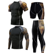 Sportswear quick-drying running suit - Blue Force Sports