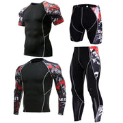 Sportswear quick-drying running suit - Blue Force Sports