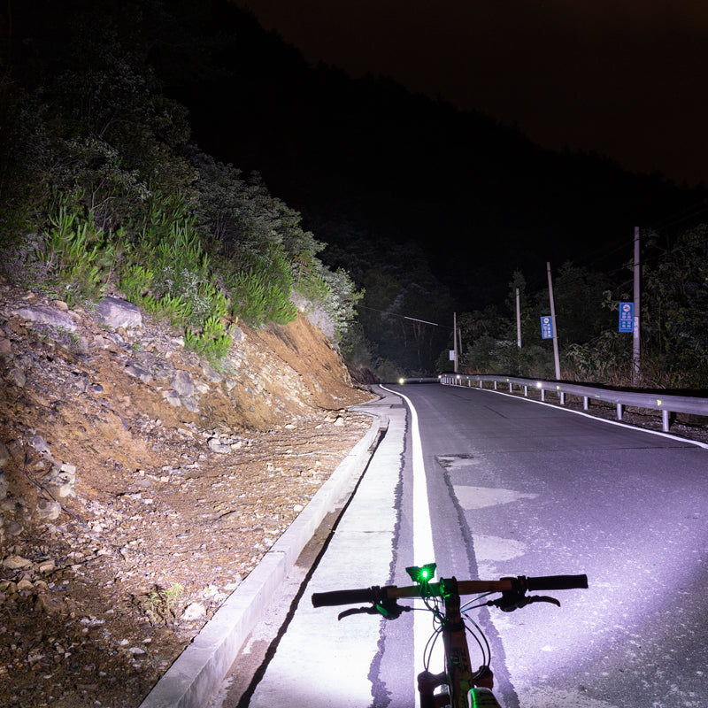 Bicycle light headlights night riding glare flashlight USB charging - Blue Force Sports