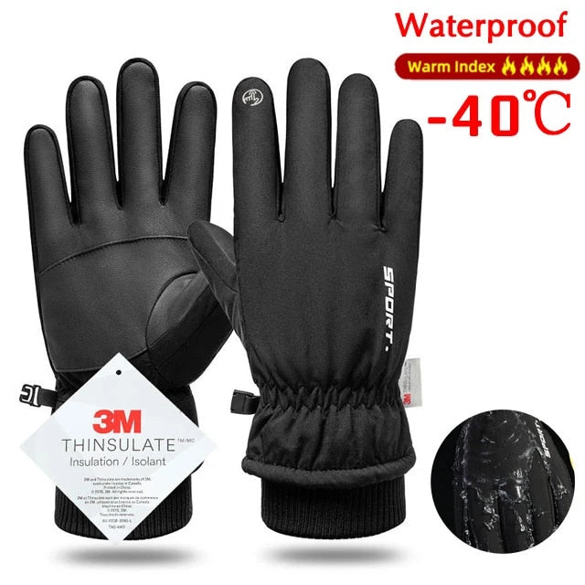 Wasserdichte Winter-Touchscreen-Handschuhe zum Radfahren, Skifahren und für Outdoor-Sport