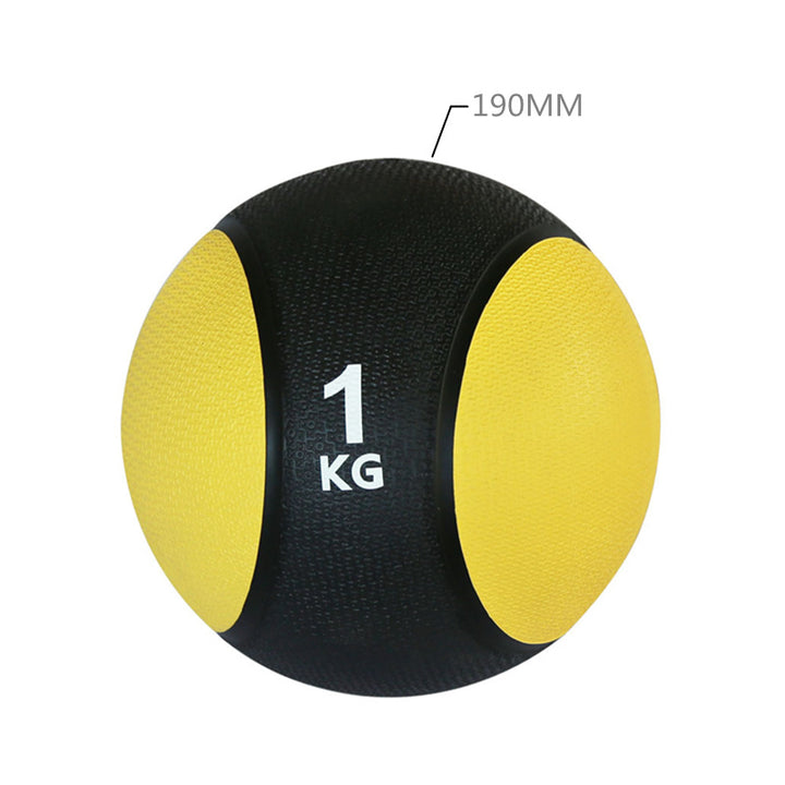 Gym tool training fitness body building rubber ball - Blue Force Sports