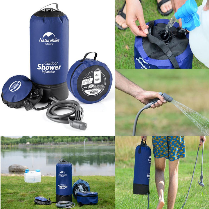 Outdoor Shower Bag Camping Folding Shower - Blue Force Sports