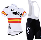 SKY short-sleeved overalls cycling suit - Blue Force Sports