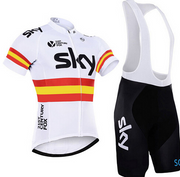 SKY short-sleeved overalls cycling suit - Blue Force Sports