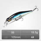 Super long shot Alice Bass Eel freshwater luminous lure - Blue Force Sports