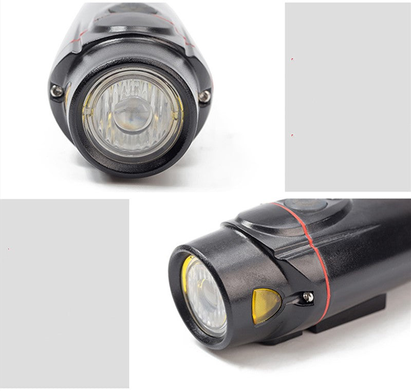 New Bicycle Light USB Rechargeable Headlight Tail Light - Blue Force Sports